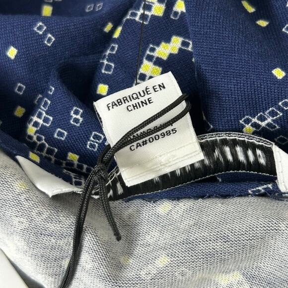 Diane von Furstenberg Sigourney Wrap Dress Snake Check Midnight Blue SZ 2 NWT - Picture 11 of 14